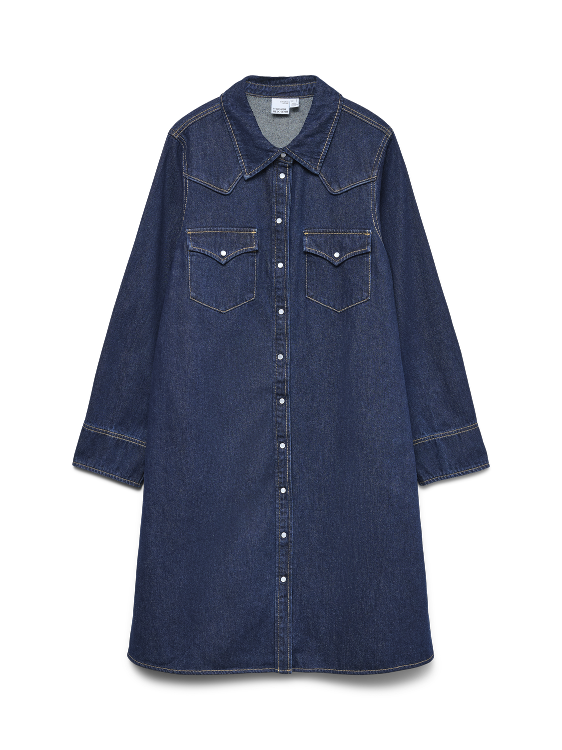 VMTOLKE DENIM SHIRT DRESS